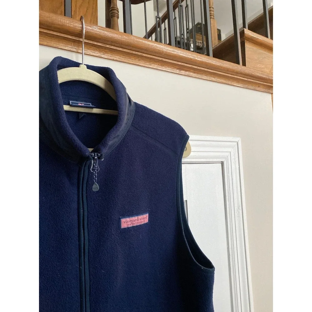 Vineyard Vines Harbor Fleece Vest men's‎ medium